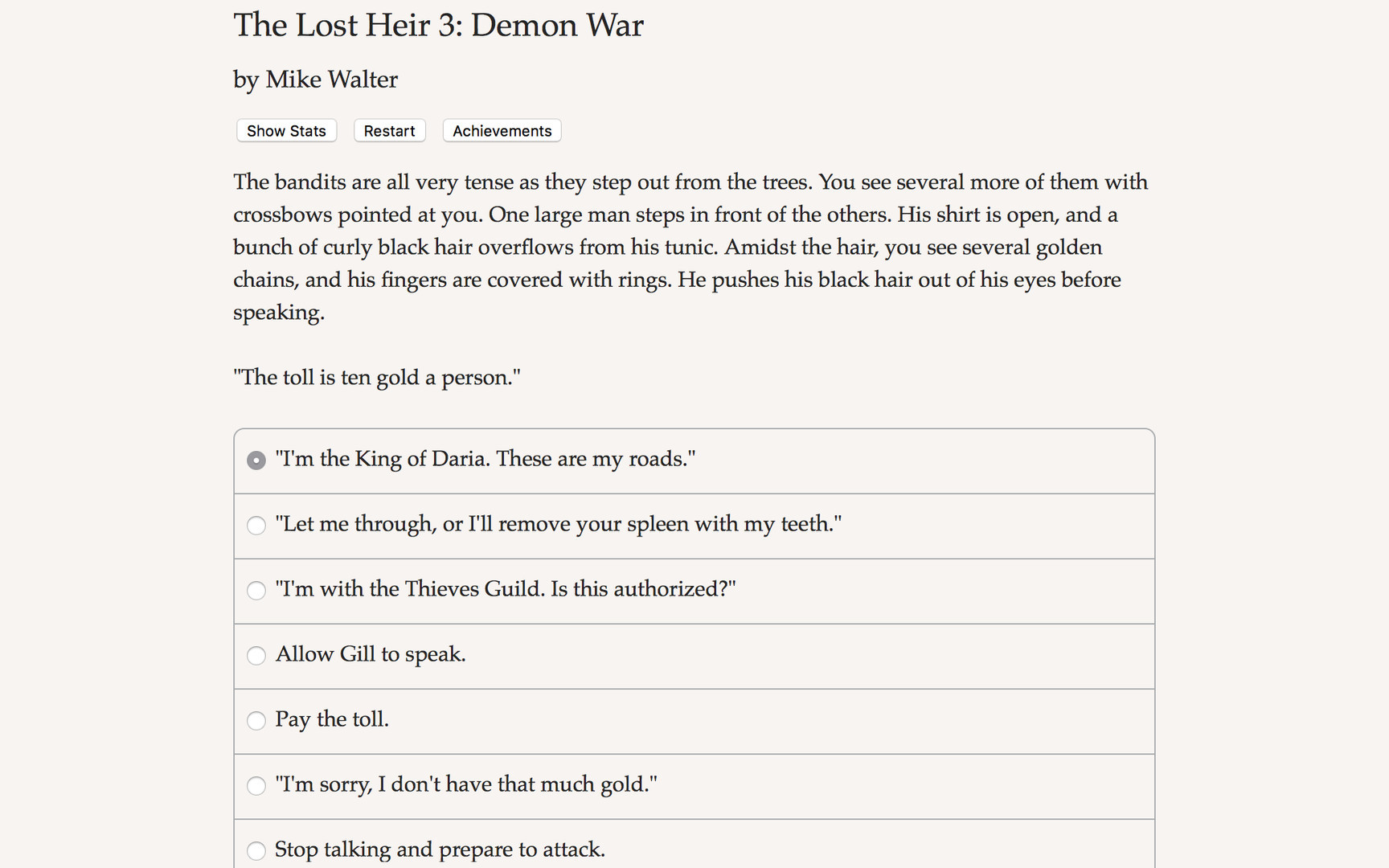 The Lost Heir 3: Demon War The Lost Heir 3: Demon War