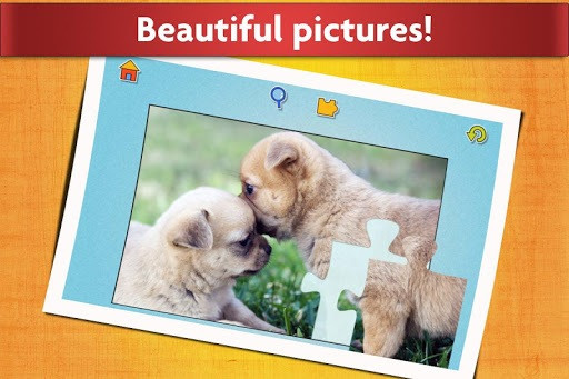 Dogs Jigsaw Puzzles Game - For Kids & Adults 