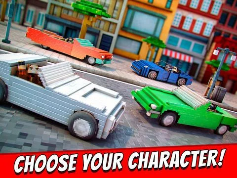 Survival Cars . Free Blocky Craft Car Racing Games For Kids 3D