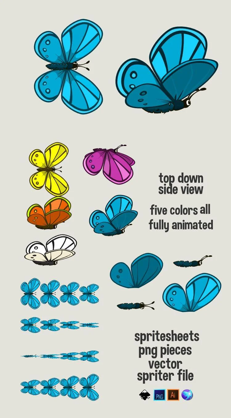 Butterflies (Robert Brooks) (itch)