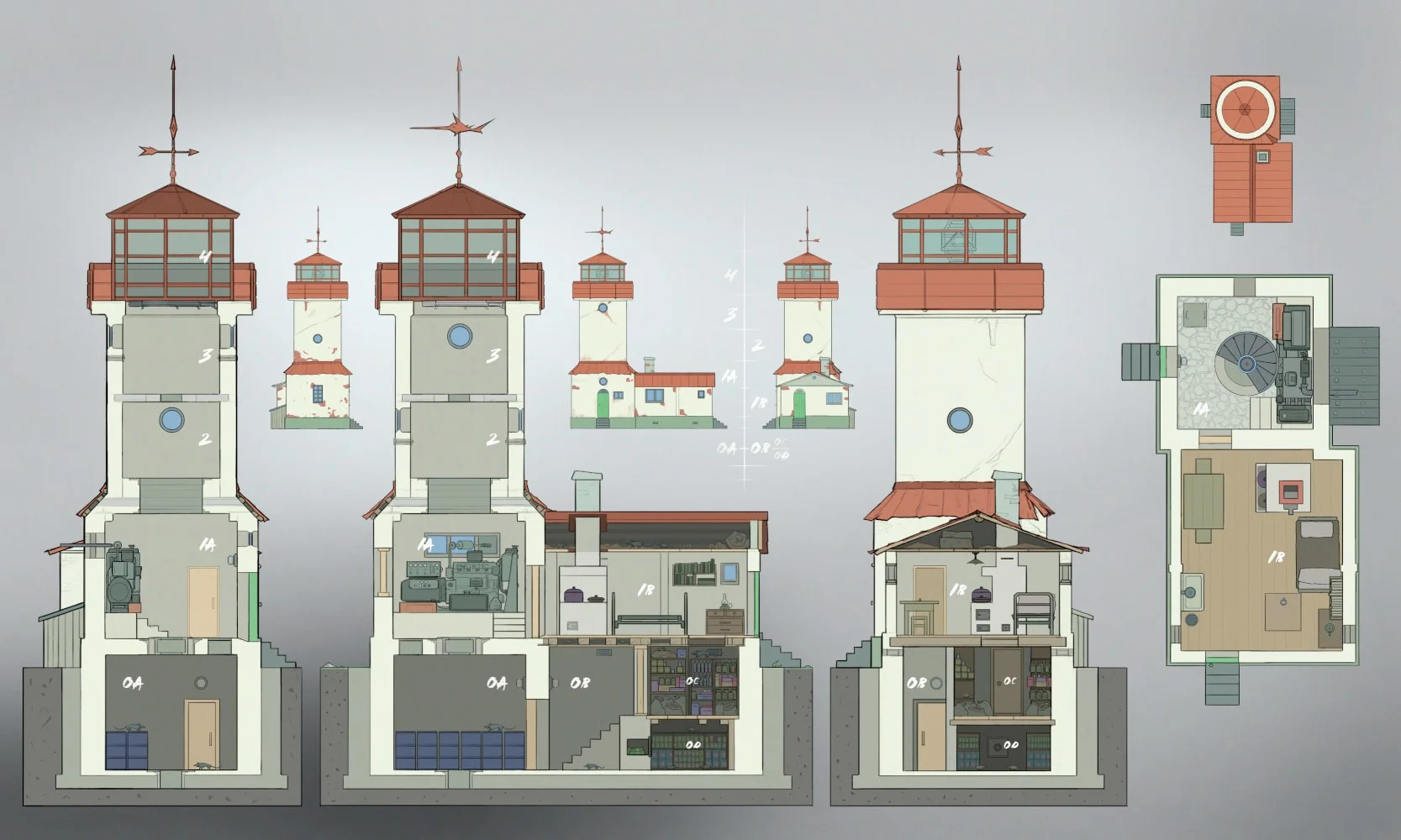 Рецензии Singularity of Lighthouse Keeper (itch)