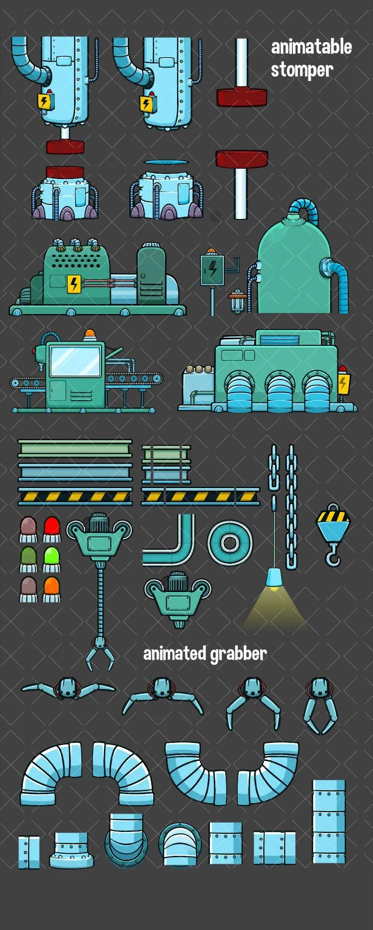 Mega factory scene creation pack (itch) Mega factory scene creation pack (itch)