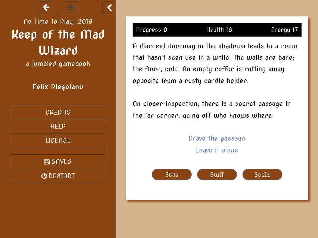 Keep of the Mad Wizard (itch) Keep of the Mad Wizard (itch)