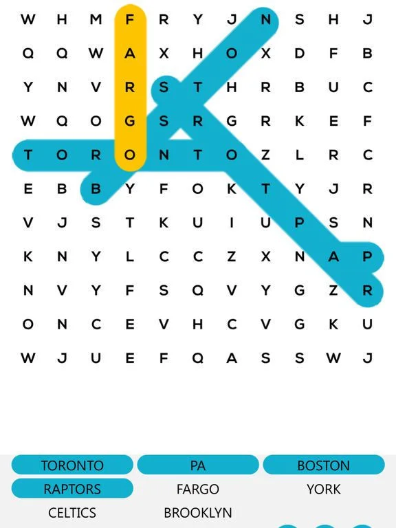 American Sports Word Puzzle for NBA Basketball American Sports Word Puzzle for NBA Basketball