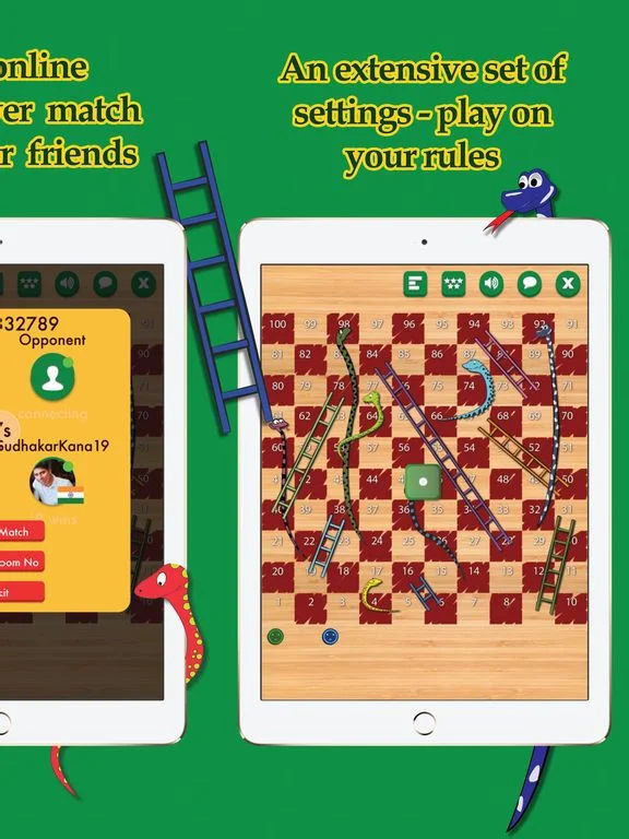 Classic Snakes and Ladders