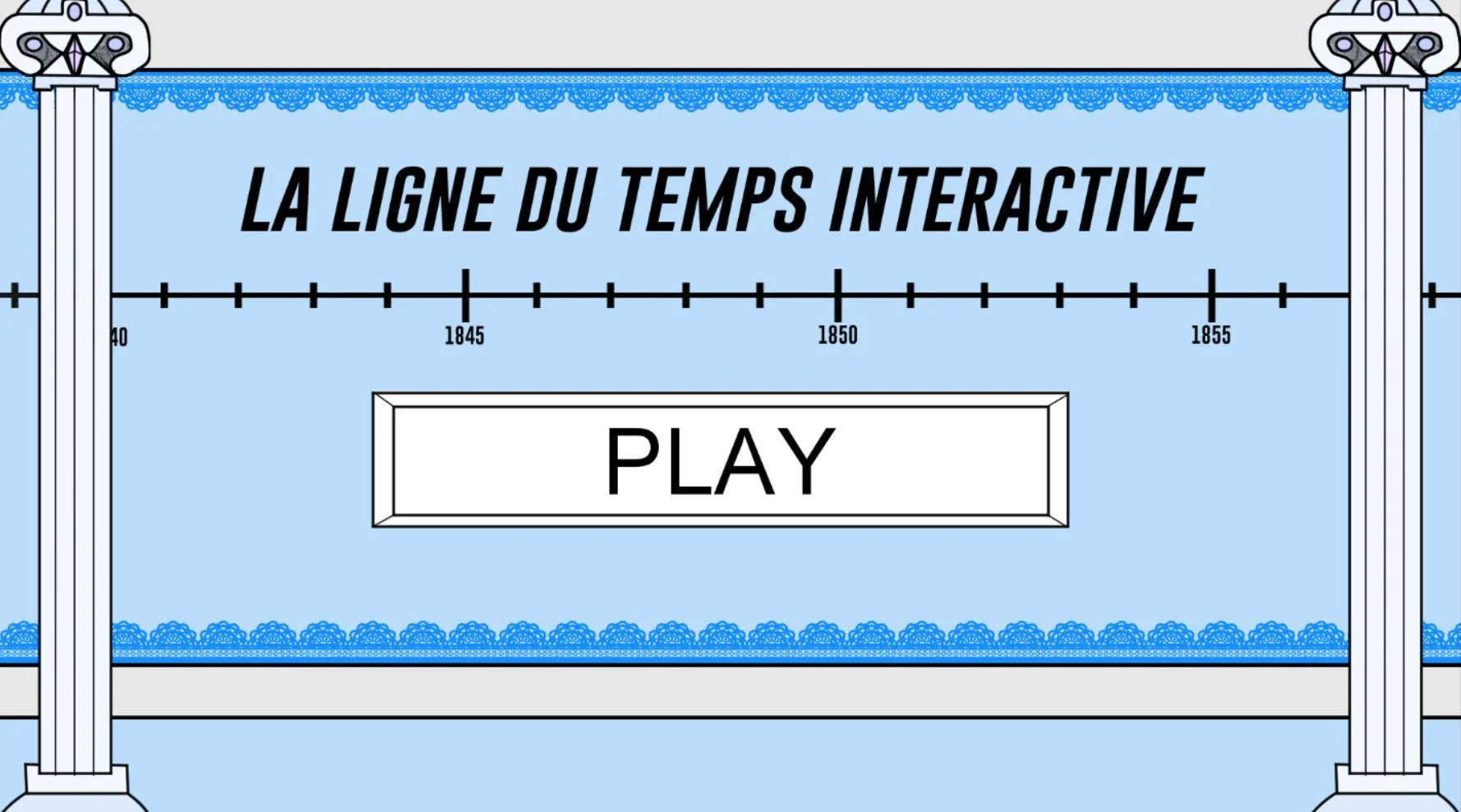 La ligne du temps interactive (itch) La ligne du temps interactive (itch)