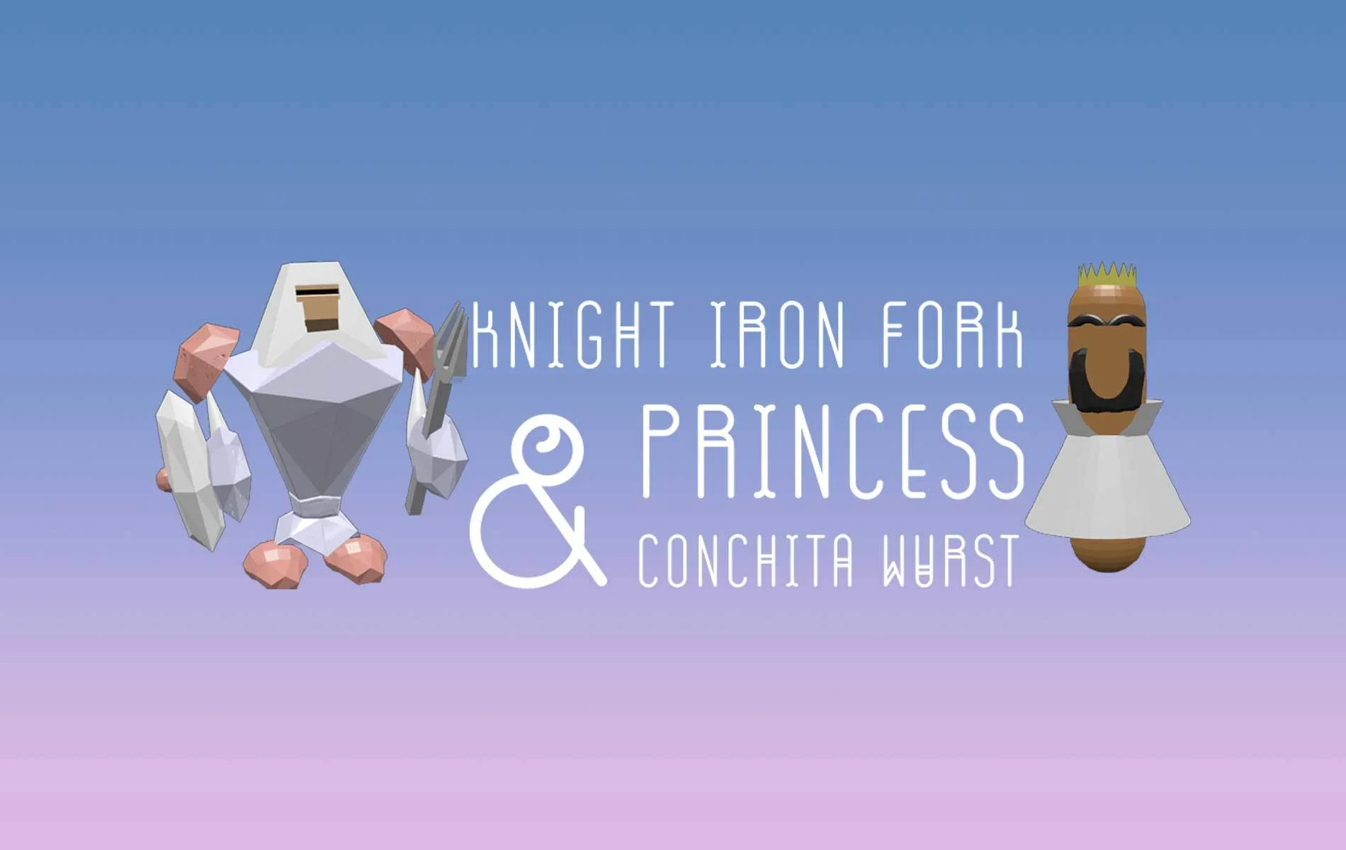 Knight iron fork and princess conchita wurst (itch) Knight iron fork and princess conchita wurst (itch)