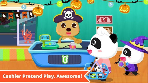 Baby Panda's Supermarket-Halloween Party Shopping Baby Panda's Supermarket-Halloween Party Shopping