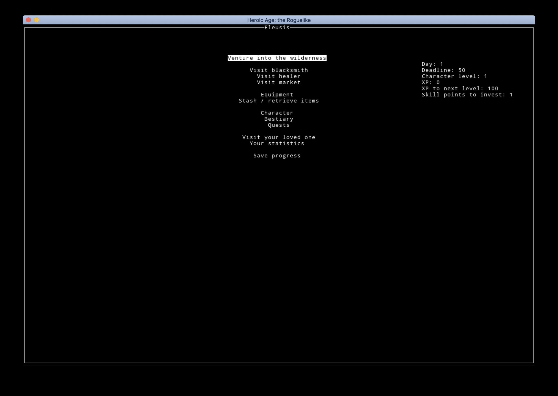 Heroic Age: the Roguelike (itch)