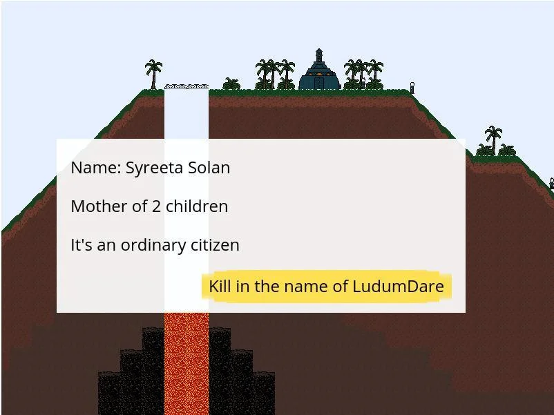Killing In The Name Of... (Ludum Dare 44) (itch) Killing In The Name Of... (Ludum Dare 44) (itch)