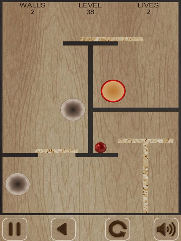 Flying Red Ball and Walls Flying Red Ball and Walls
