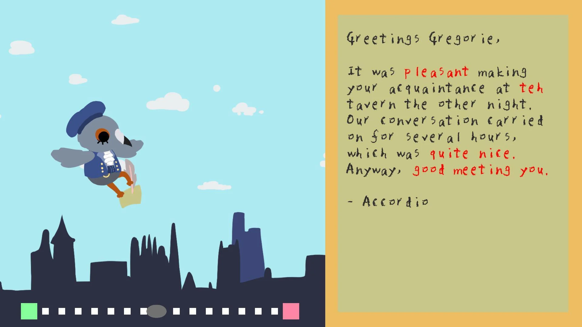 Dear Gregorie, Dear Accordio (itch) Dear Gregorie, Dear Accordio (itch)