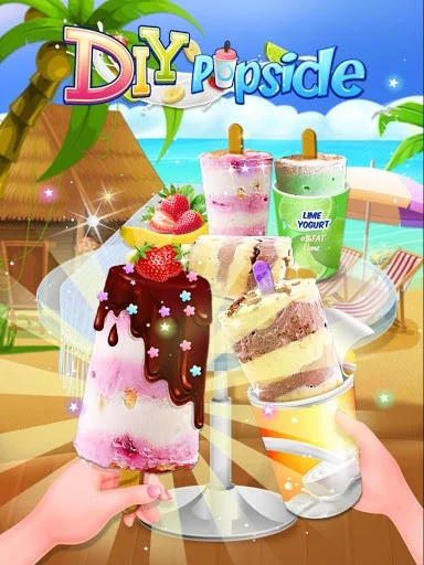 DIY Ice Cream Popsicle - Summer Icy Desserts Maker DIY Ice Cream Popsicle - Summer Icy Desserts Maker