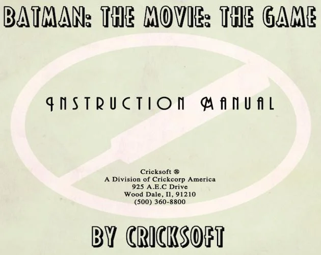 Batman: The Movie: The Game (itch)