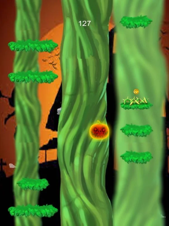 Happy Halloween Jungle Jumper-Pumpkin Dive Happy Halloween Jungle Jumper-Pumpkin Dive