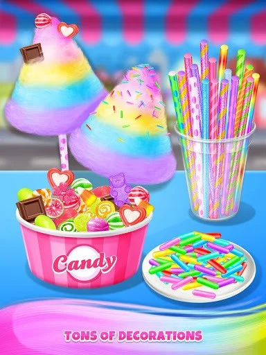 Новости о Carnival Fair Food - Sweet Rainbow Cotton Candy