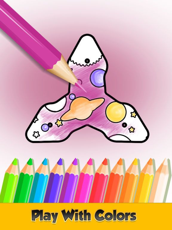 Coloring book Fidget Spinner Coloring book Fidget Spinner