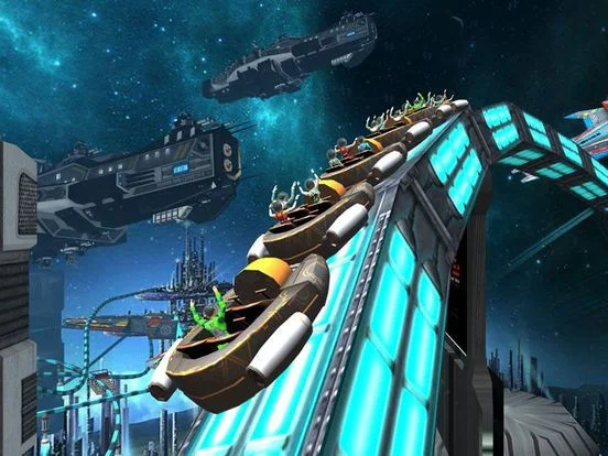 RollerCoster Simulator Space. Ride The 6 Parck Amusement Theme Mania RollerCoster Simulator Space. Ride The 6 Parck Amusement Theme Mania