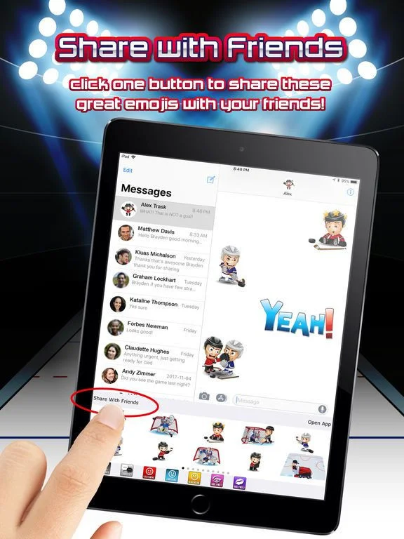 Hockey Emojis Nation