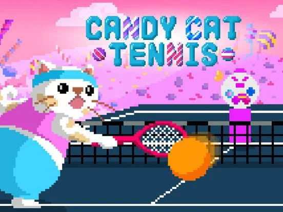 Candy Cat Tennis - Pixel Training