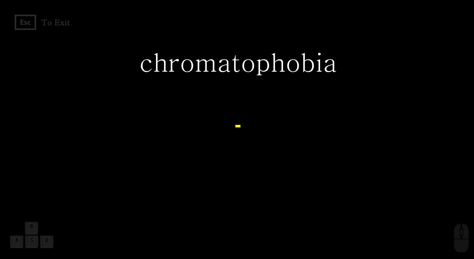 chromatophobia (itch)