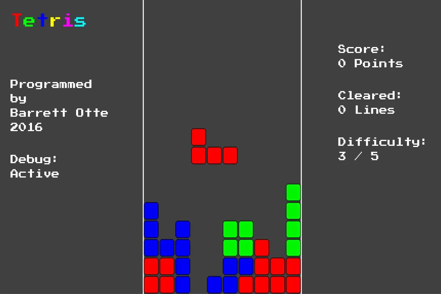 Рецензии Another Tetris Clone (itch)