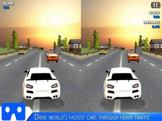 VR Racing Car Highway VR Racing Car Highway