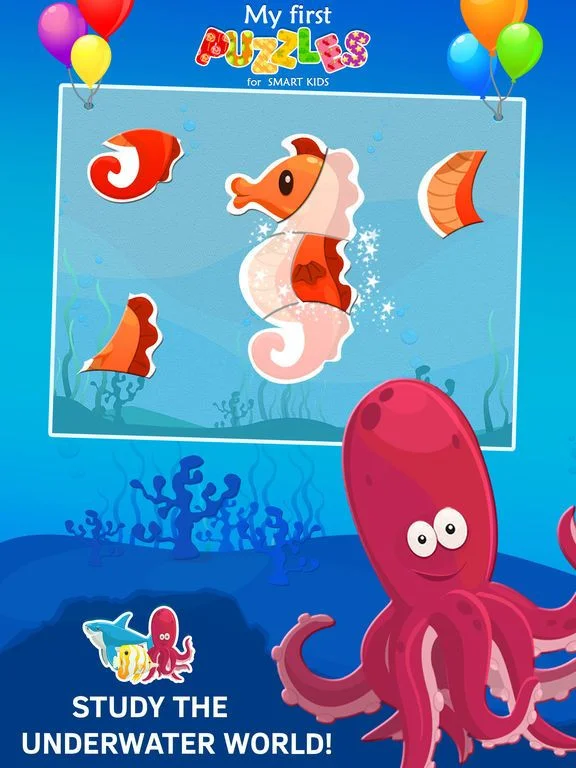 Рецензии Animated Fish Jigsaw Puzzles for Kids and Toddlers