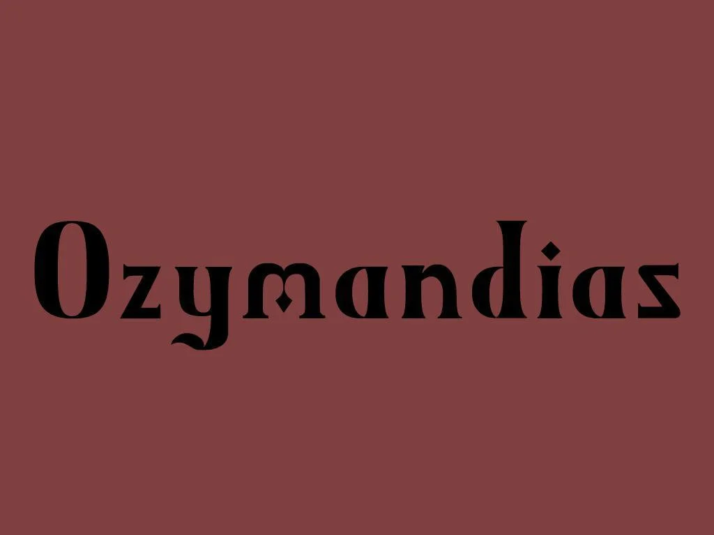 Ozymandias (CatsBecauseYeah) (itch)