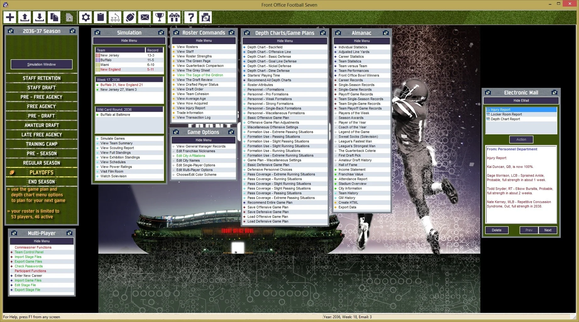 Статьи по Front Office Football Seven