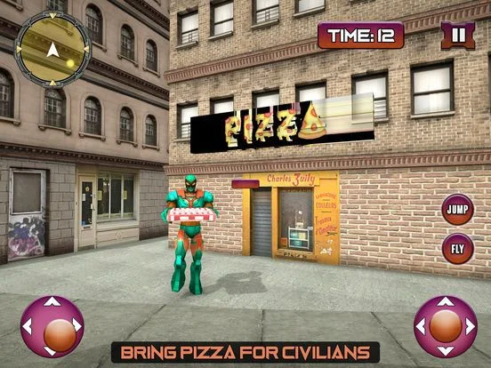Flying Super-Hero City Rescue Flying Super-Hero City Rescue