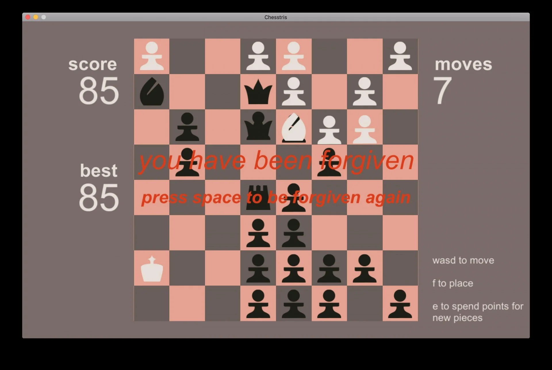 Новости о Chesstris (Jam Version) (itch)