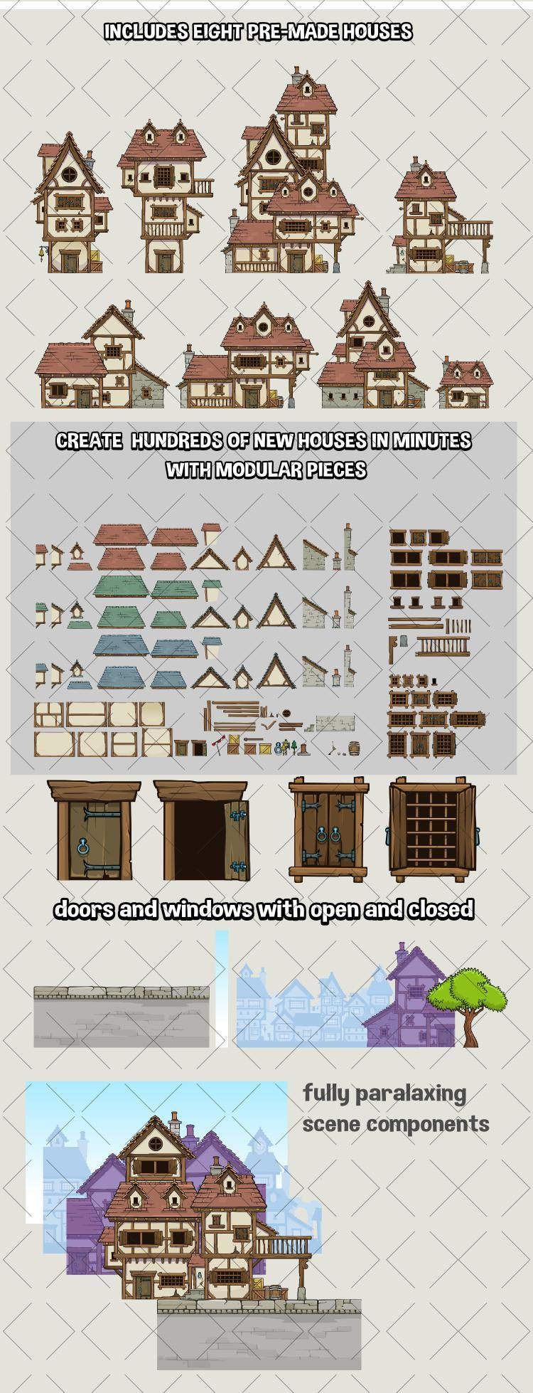 Mega old town pack (itch)