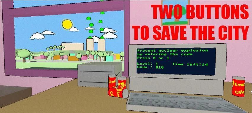 Two buttons to save the city ! (itch) Two buttons to save the city ! (itch)