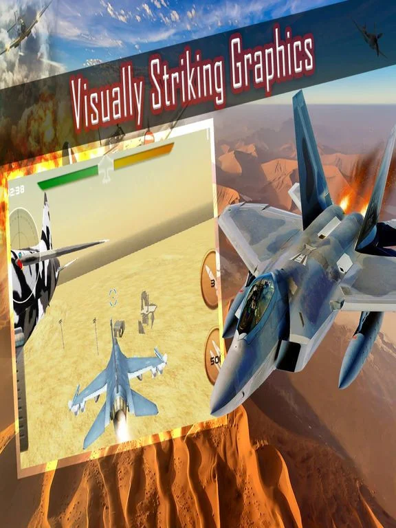 Jet Fighter Attack 3d - Enjoy real f16 at supersonic speed