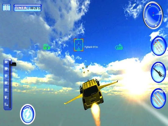 Flying Jeep Gunship Battle 3D 2017 Flying Jeep Gunship Battle 3D 2017