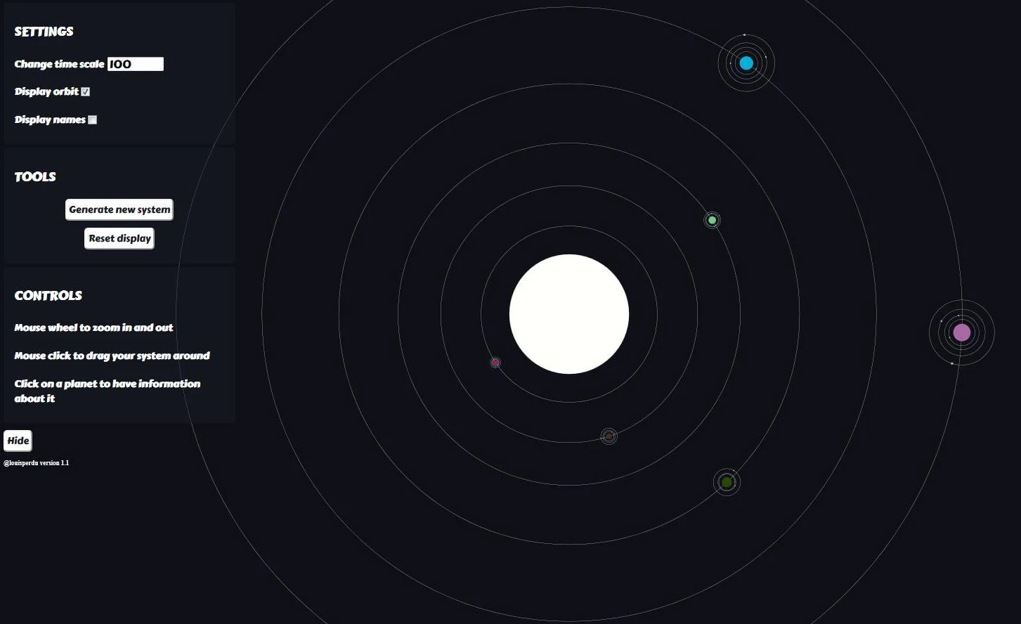 Star system generator (itch)