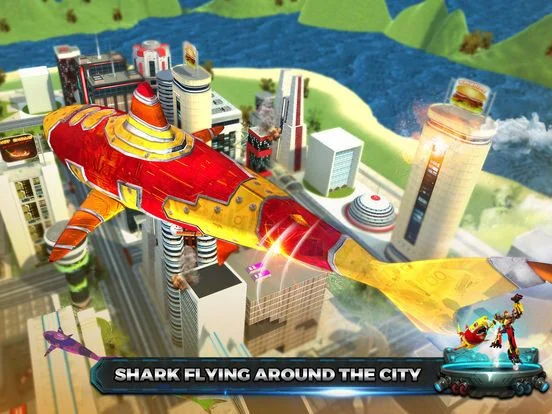 Shark Robot Transform war Hero Shark Robot Transform war Hero