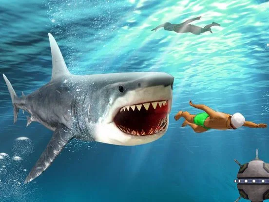 Shark Attack Revenge on Innocent Fisherman Boats Free Fishing Games