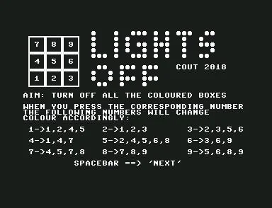 Статьи по Lights Off (itch) (Cout Games)