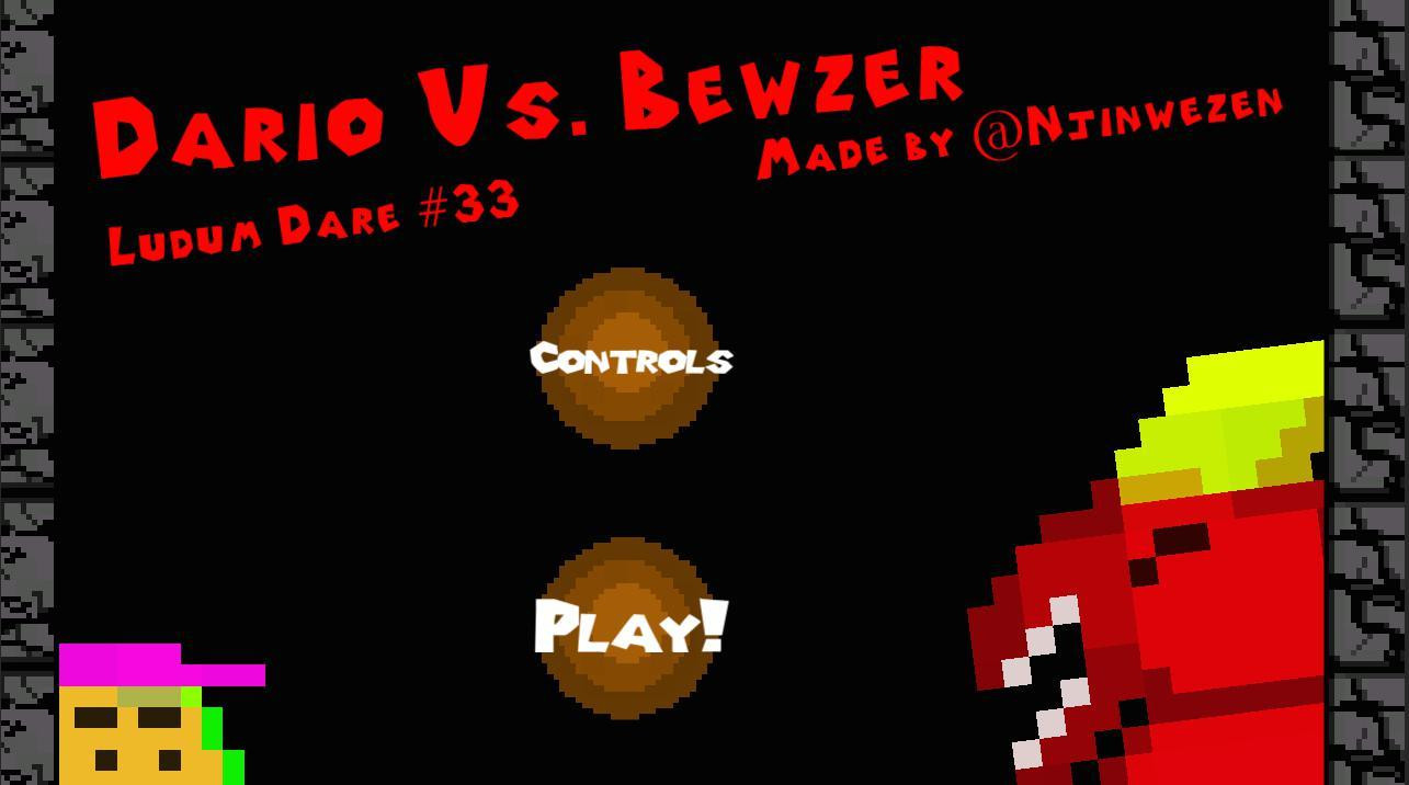 Ludum Dare #33 - Dario Vs Bewzer (itch) Ludum Dare #33 - Dario Vs Bewzer (itch)