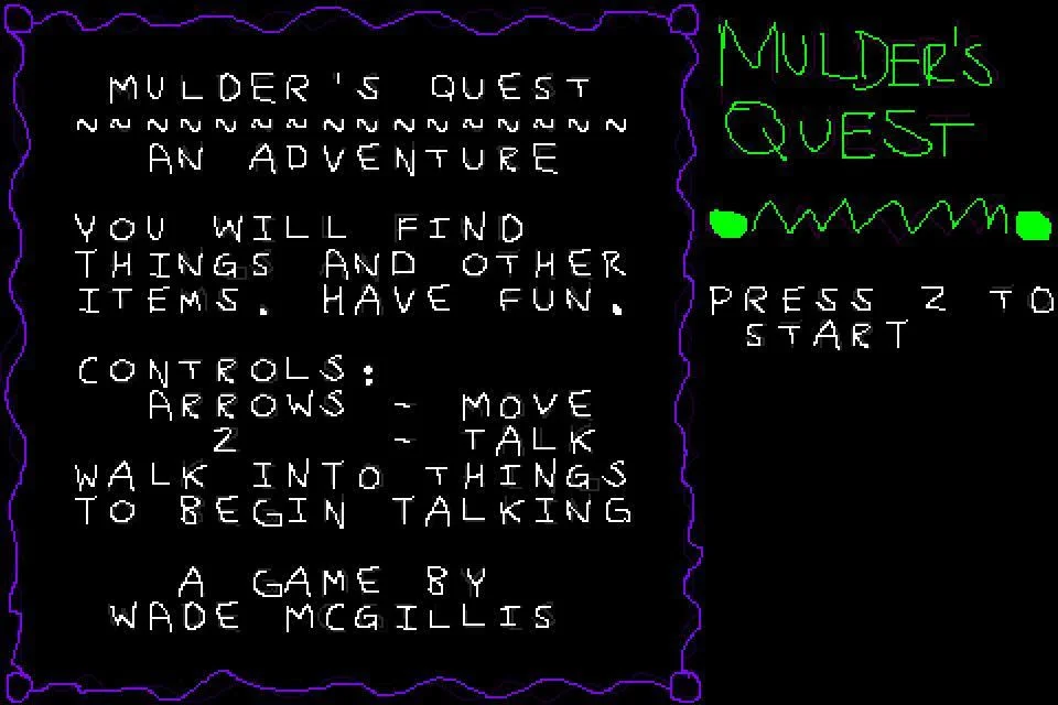 Mulder's Quest (itch) Mulder's Quest (itch)