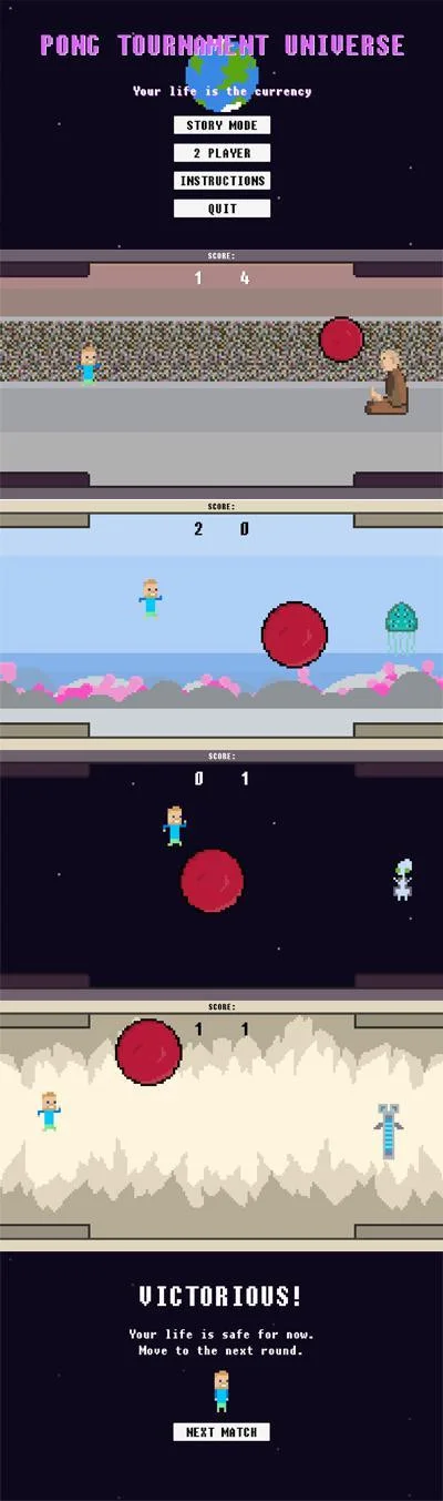 Pong Tournament Universe (itch)