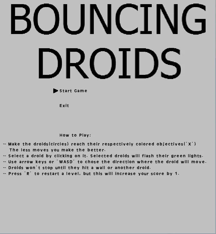Bouncing Droids (itch)