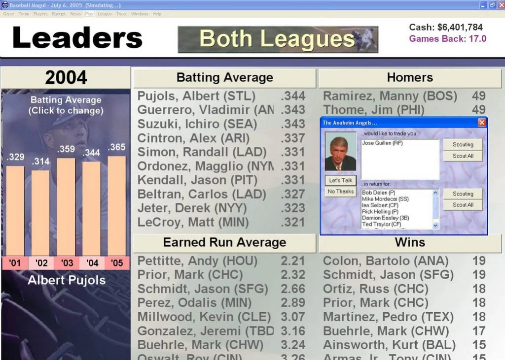 Baseball Mogul 2005 Baseball Mogul 2005