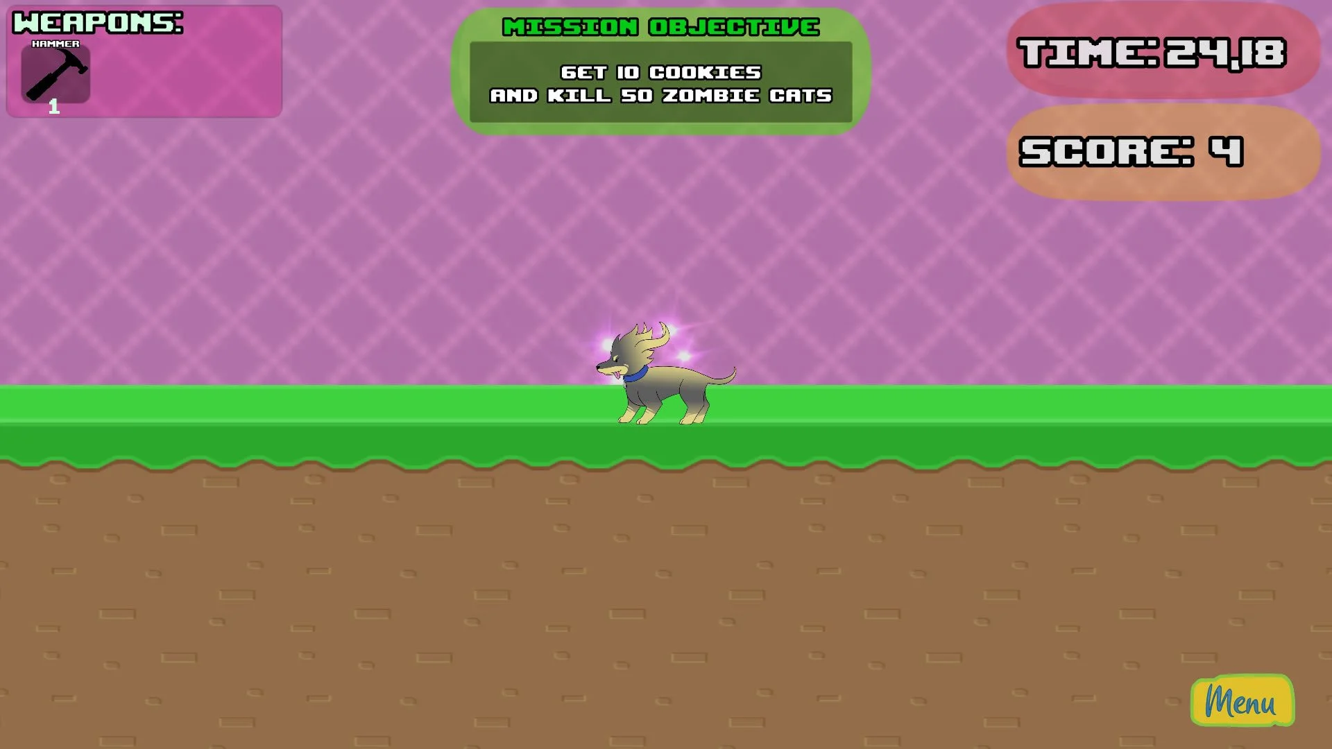 Mr. Sausage vs The Zomcats (itch)