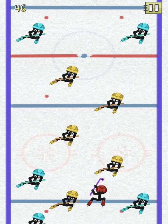 Hockey Stick-Man Ice Skating Rink Pro