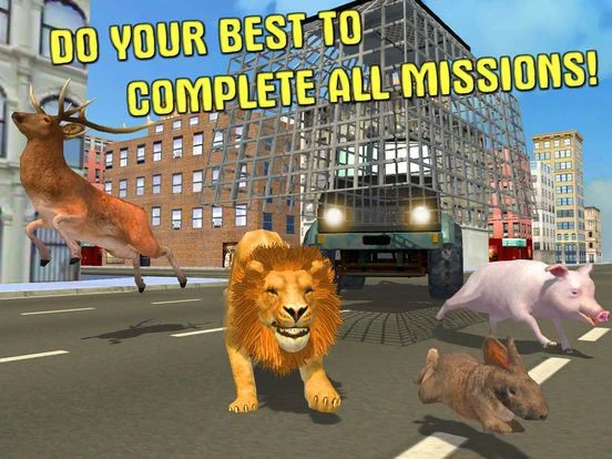 Wild Animal Transporting Crane 3D Full