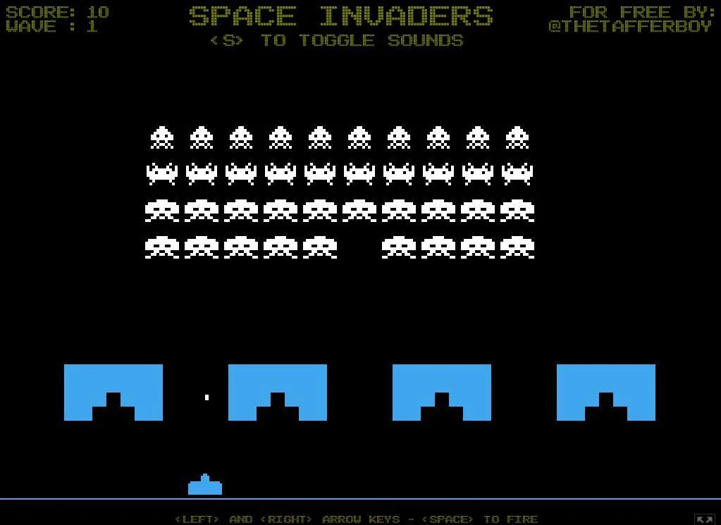 Новости о Space Invaders Clone (itch)
