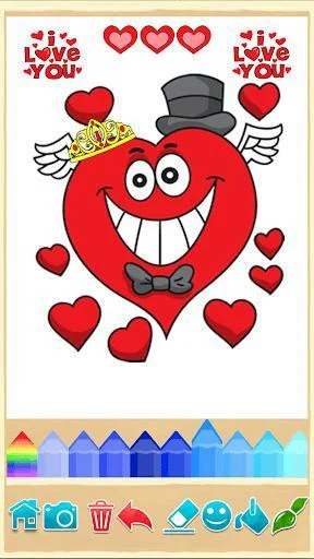 Valentines love coloring book Valentines love coloring book